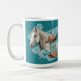 Caneca De Café Western Horse