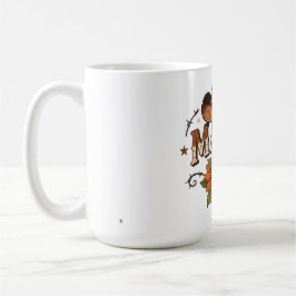Caneca De Café Western Mama Sunflower Cowgirl Design
