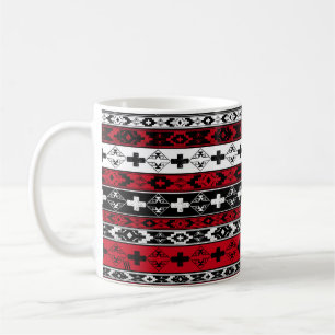 Caneca De Café Western Native Indian Blanket