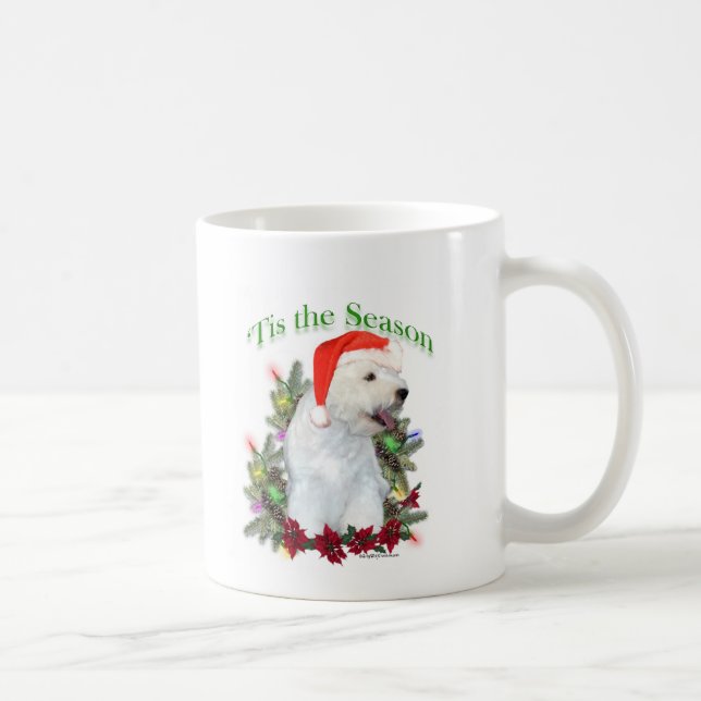 Caneca De Café Westie 'Tis the Season (Direita)