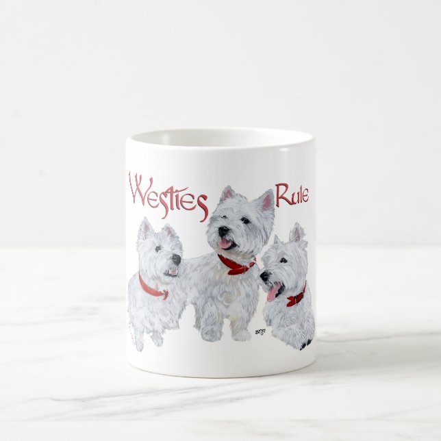 Caneca De Café Westies Mandam! (Centro)