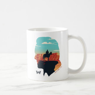 Caneca De Café Westworld | Ford Silhouette Of Man in Black
