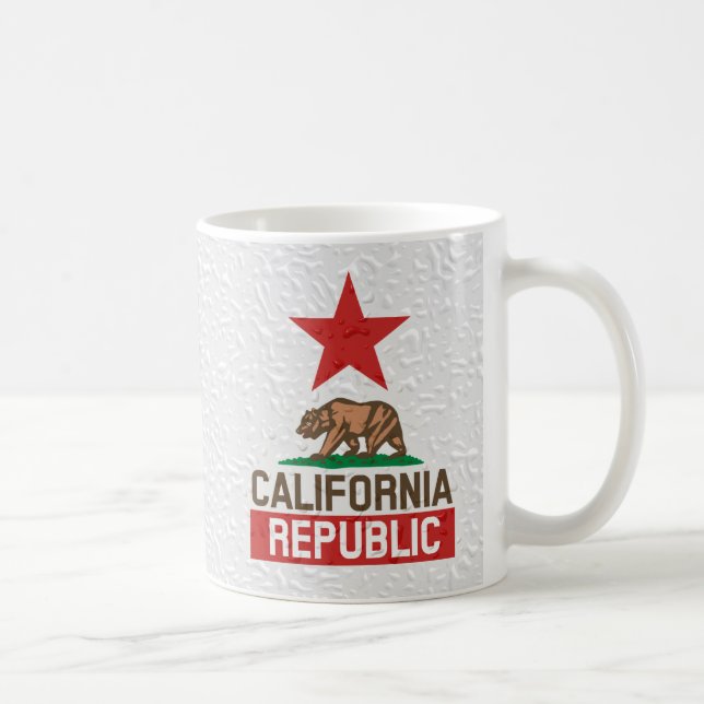 Caneca De Café Wet California Republic Decor (Direita)