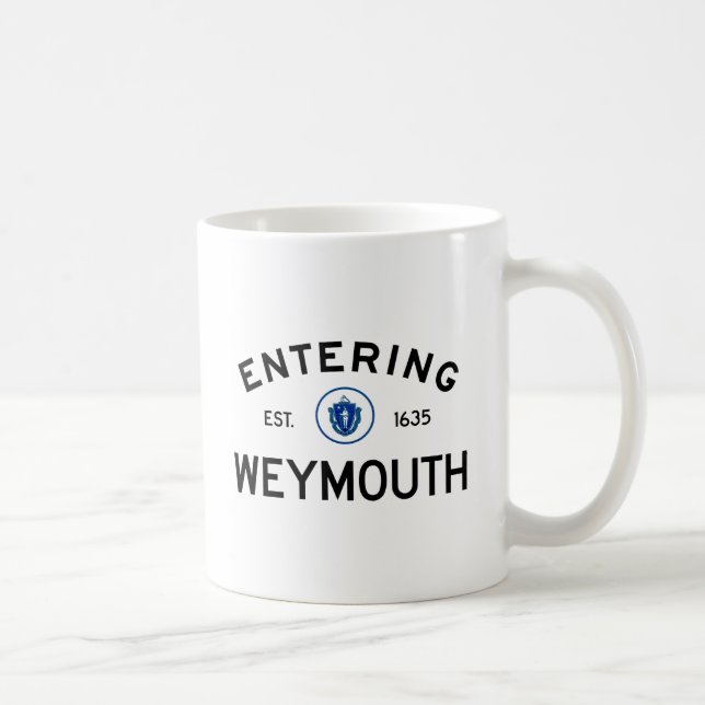 Caneca De Café Weymouth entrando (Direita)