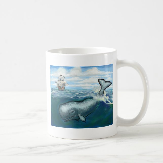 Caneca De Café Whale Ho (Direita)