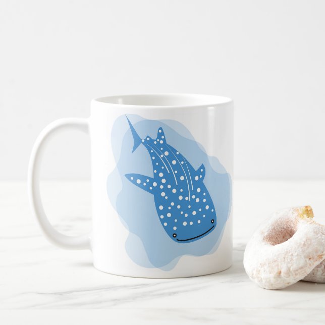 Caneca De Café Whale shark (Com Donut)