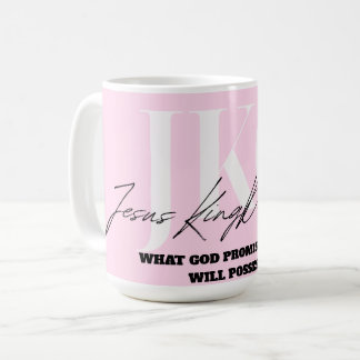 CANECA DE CAFÉ WHAT GOD PROMISED ME, I WILL POSSESS