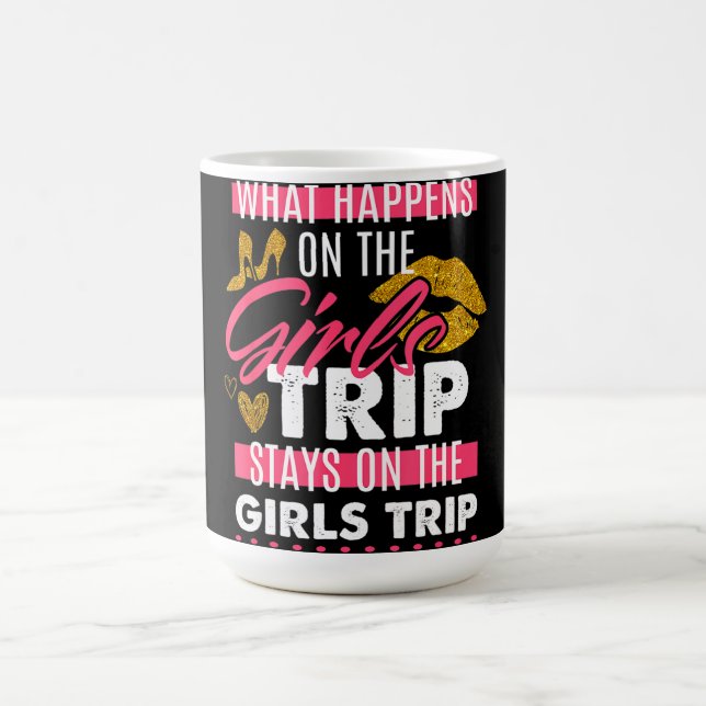 Caneca De Café What Happens On The Girls Trip Stays On The Girls (Centro)