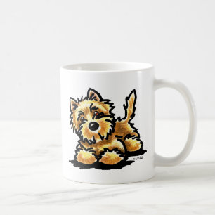 Caneca De Café Wheaten Cairn Terrier Art