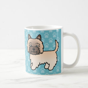 Caneca De Café Wheaten Cairn Terrier Cartoon Dog