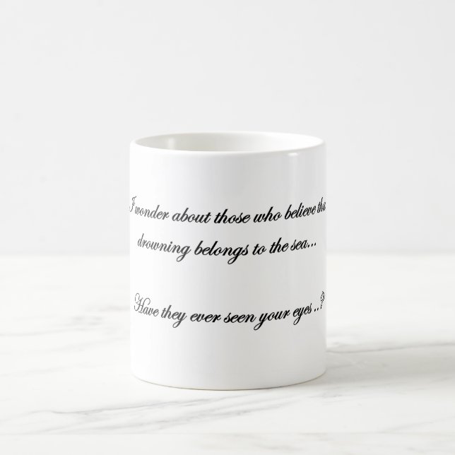 Caneca De Café when I see your beautiful eyes Coffee Mug (Centro)