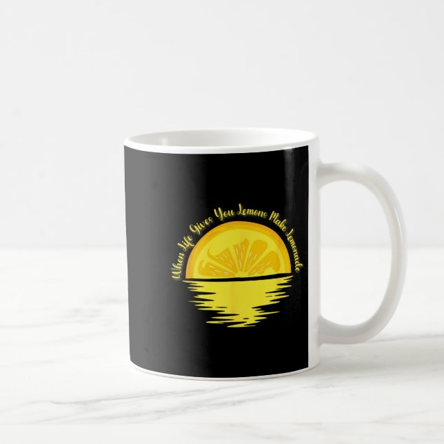 Caneca De Café When Life Gives You Lemons Make... - Lemonade  (Direita)