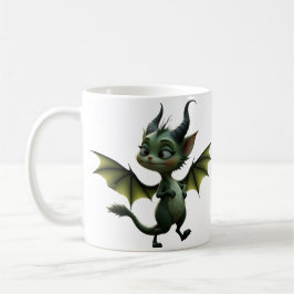 Caneca De Café Where moonbeams dance, little mischief awakens. 