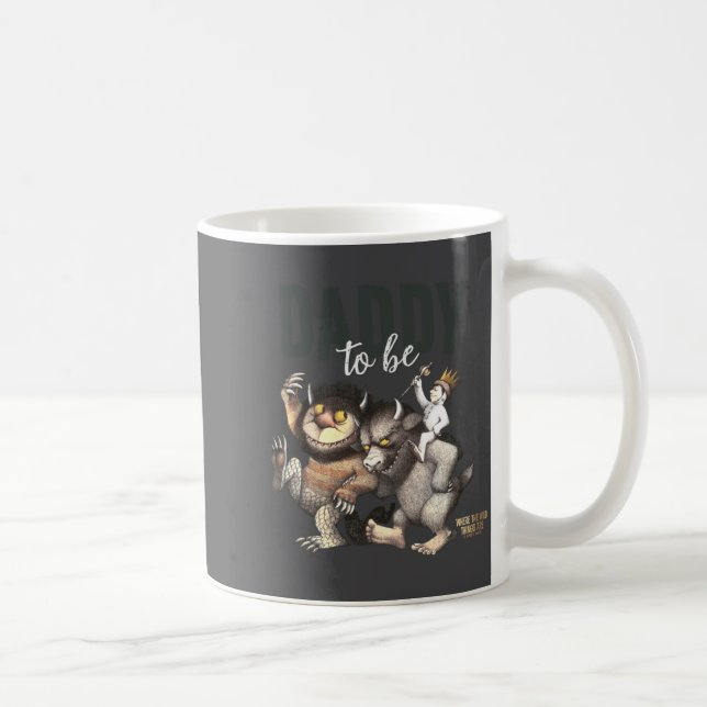 Caneca De Café Where The Wild Things Are Daddy To Be  (Direita)