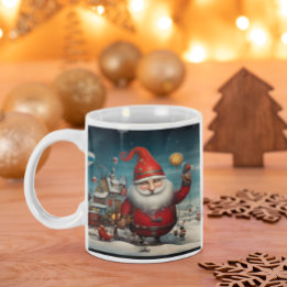 Caneca De Café Whimsic Santa Claus 2 Mug