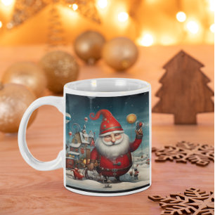 Caneca De Café Whimsic Santa Claus 2 Mug