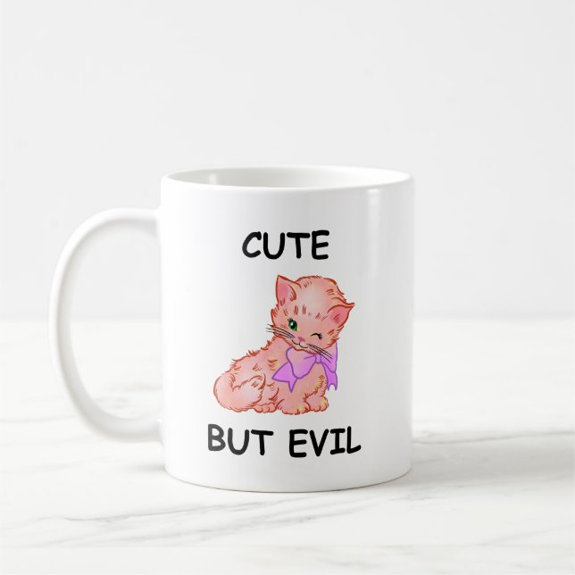 Caneca De Café Whimsical Cat (Esquerda)