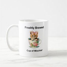 Caneca De Café Whimsical Cat
