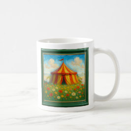 Caneca De Café Whimsical Circus Tent Mug