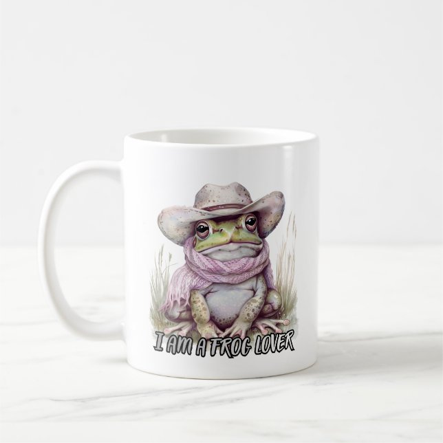 Caneca De Café Whimsical Frog Coffee Mug (Esquerda)