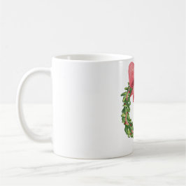 Caneca De Café Whimsical Nutcracker Christmas Wreath