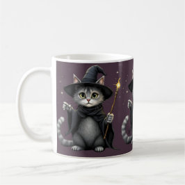 Caneca De Café Whimsical Witch Cat Mug