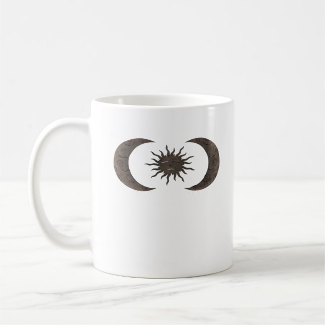 Caneca De Café Whimsigoth Sun E Moons (Esquerda)