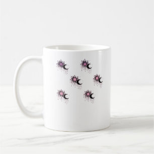 Caneca De Café Whimsigoth Sun Moon Witchy