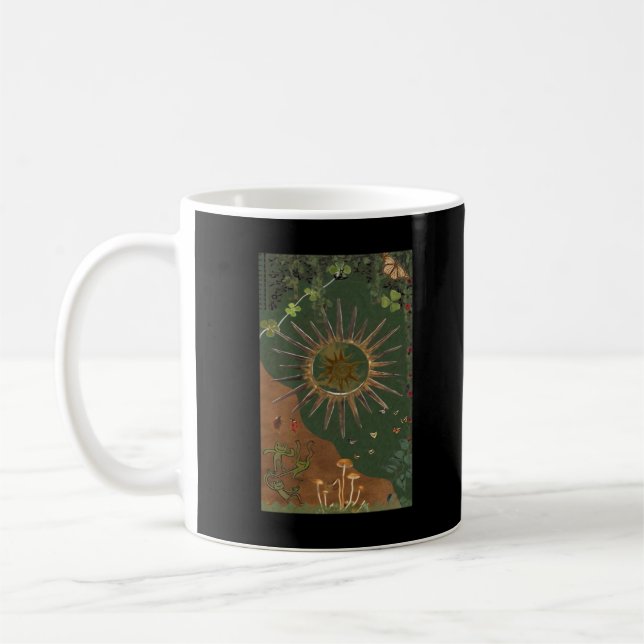 Caneca De Café Whimsigoth Swirl Poster (Esquerda)