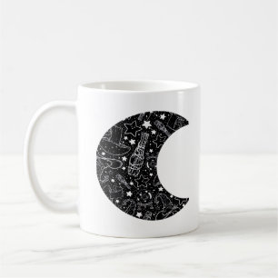 Caneca De Café Whimsigoth Witch Moon Wicca Kawaii Gótico Tattoo A