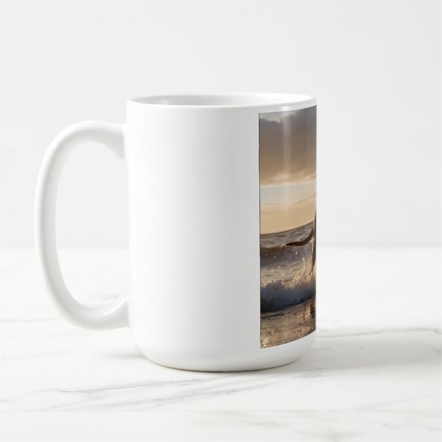 Caneca De Café Whippet Elegant Coffee Mug (Esquerda)