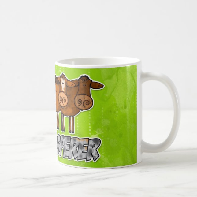 Caneca De Café whisperer da vaca (Direita)