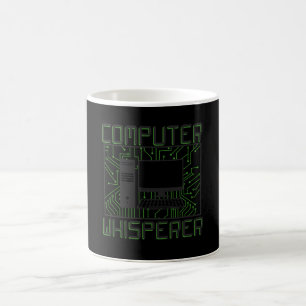 Caneca De Café Whisperer do computador de suporte técnico