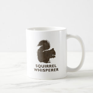 Caneca De Café Whisperer do esquilo do vintage