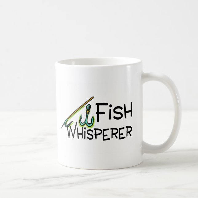 Caneca De Café Whisperer dos peixes (Direita)