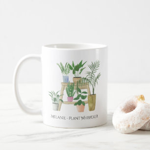 Caneca De Café Whisperer Planta - Plantas Domésticas - Monograma