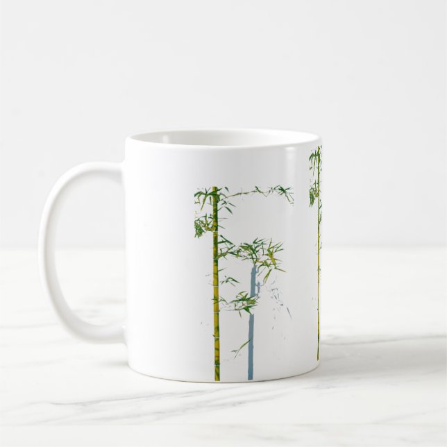 Caneca De Café Whispering Bamboo Between Growth and Void Fragment (Esquerda)
