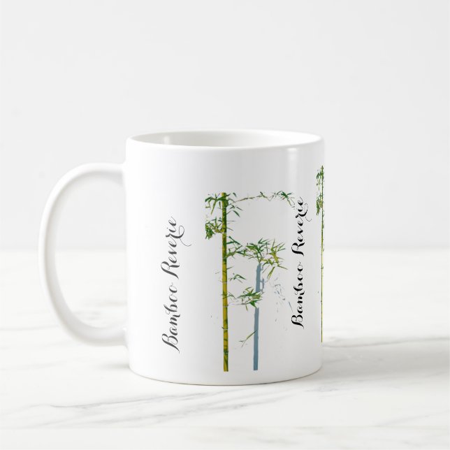 Caneca De Café Whispering Bamboo Between Growth and Void Fragment (Esquerda)