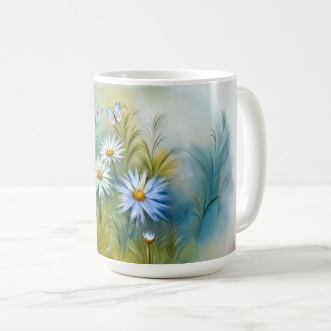 Caneca De Café Whispering Daisies Mug (Frente Esquerda)