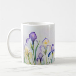 Caneca De Café Whispers of Spring – Iris Bloom Mug