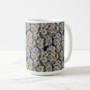 Caneca De Café White Daisies Mug