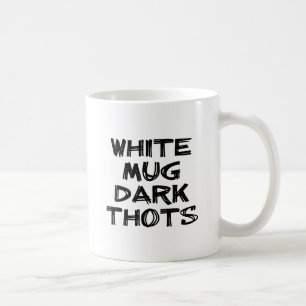 Caneca De Café White Mug Dark É Um Humor Engraçado