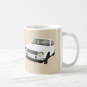 Caneca De Café White Peugeot 504 - 2 imagens -