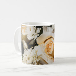 Caneca De Café White Rose Flower Photography Floral Design