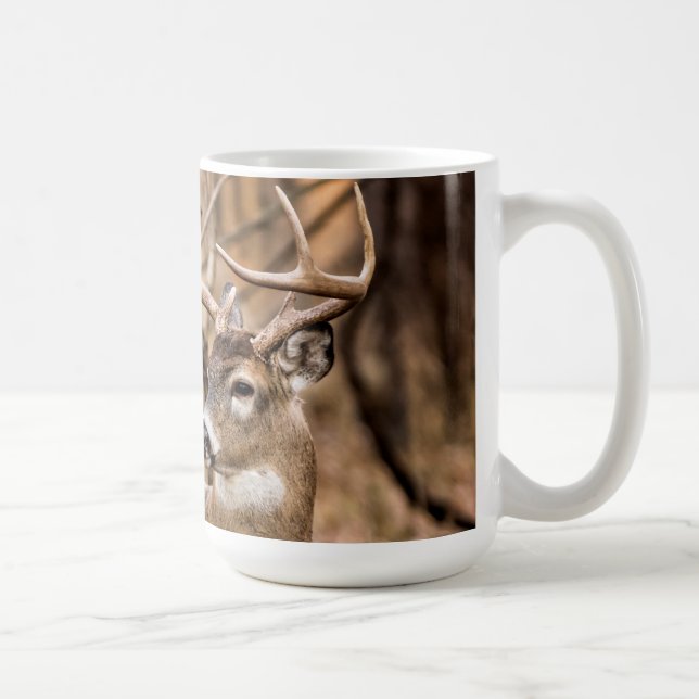 Caneca De Café White Tail Deer Buck (Direita)