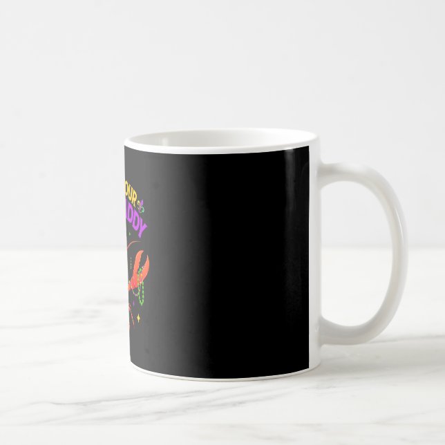 Caneca De Café Whos Your Crawdaddy Crawfish Jester Beads Funny Ma (Direita)
