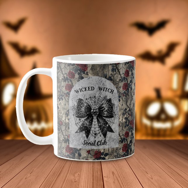 Caneca De Café Wicked Witch Social Club Coquette (Criador carregado)
