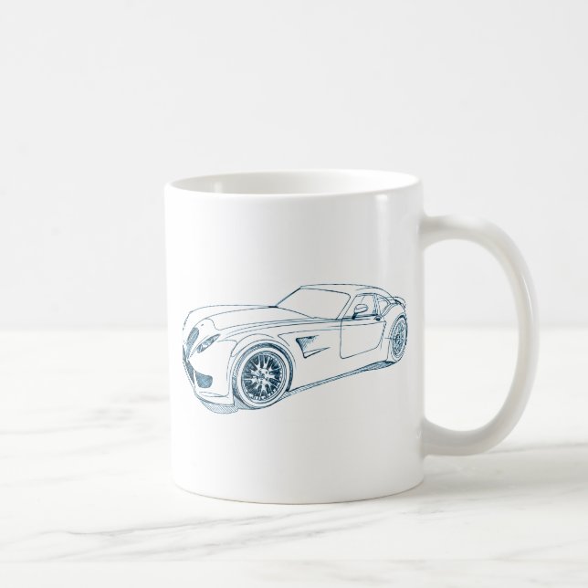 Caneca De Café Wiesmann GT MF5 2008 (Direita)