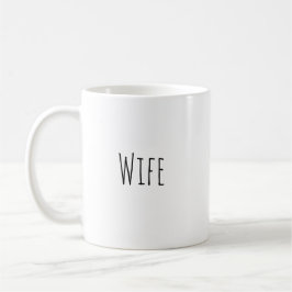 Caneca De Café Wife Mug