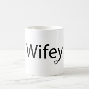 Caneca De Café Wifey - Clássico de 11 oz branco